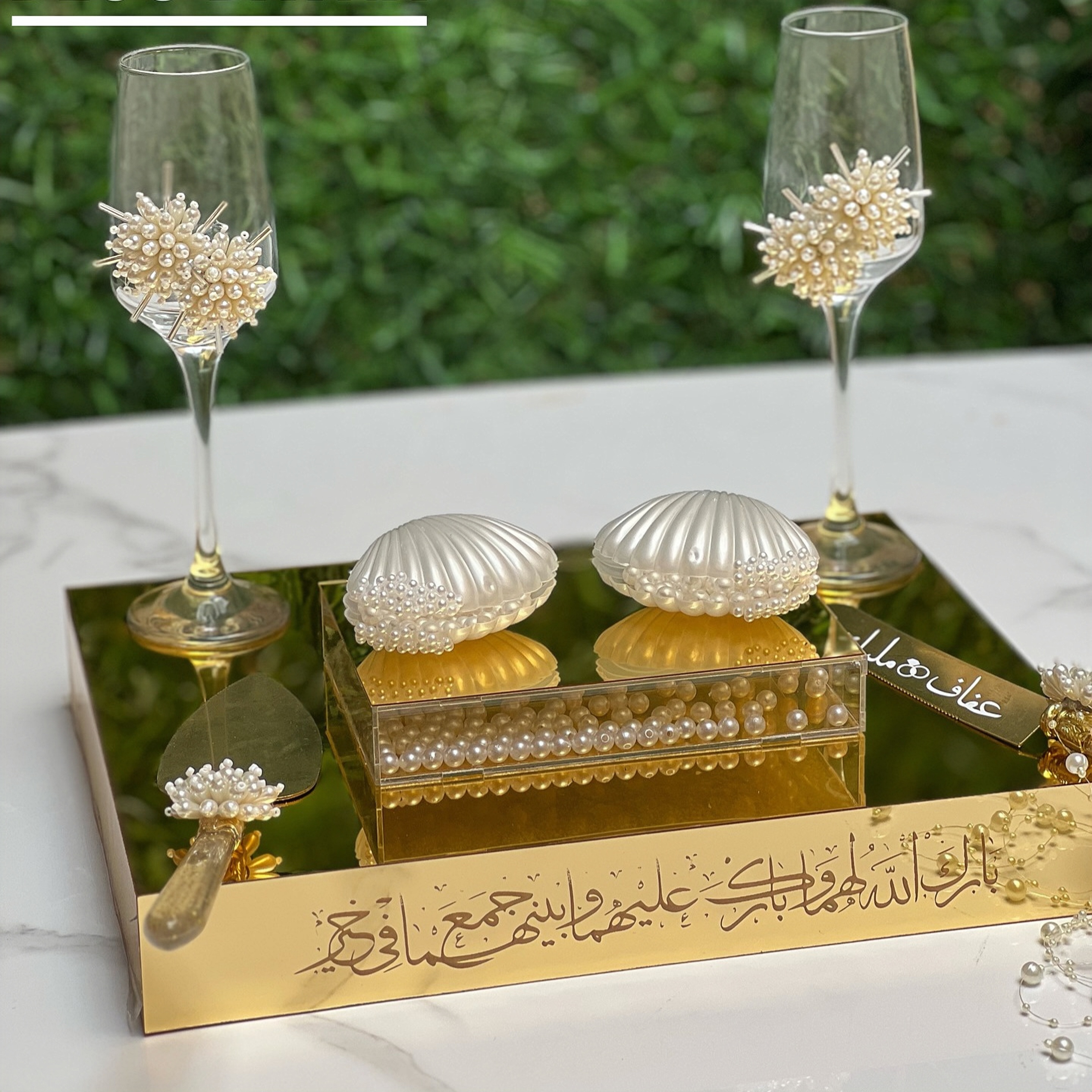 ست جا حلقه و کیک خوری